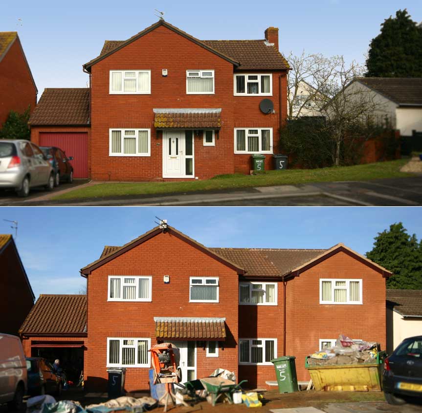 Extension design architect bristol , Two storey extension bristol